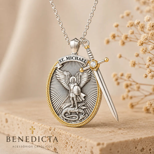 Terço de Cristal Nossa Senhora Aparecida — Leve Sua Fé com Você - Banhado Ouro 18k (Cópia)