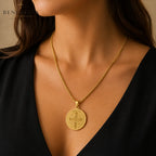 Medalha de São Bento em Ouro 18K | Fé, Proteção e Devoção
