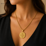 Medalha de São Bento em Ouro 18K | Fé, Proteção e Devoção