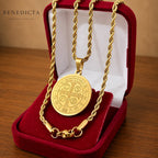 Medalha de São Bento em Ouro 18K | Fé, Proteção e Devoção
