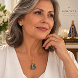 Colar Duplo Nossa Senhora Aparecida - Fé Proteção e Elegância
