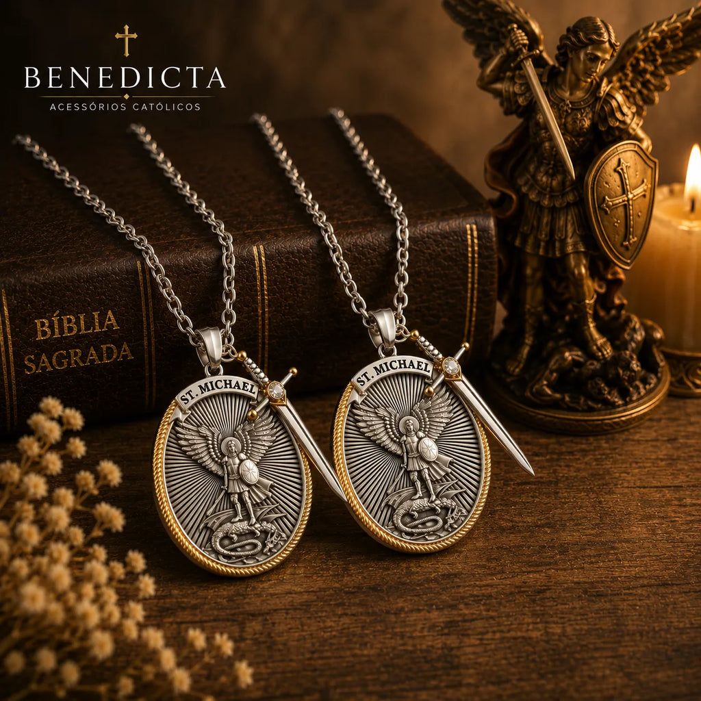 Terço de Cristal Nossa Senhora Aparecida — Leve Sua Fé com Você - Banhado Ouro 18k (Cópia)